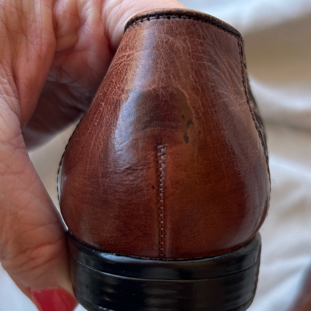 Trotters‎ Liz III Brown Woven Leather Slip-On Women’s Size 8 Narrow - Picture 9 of 11